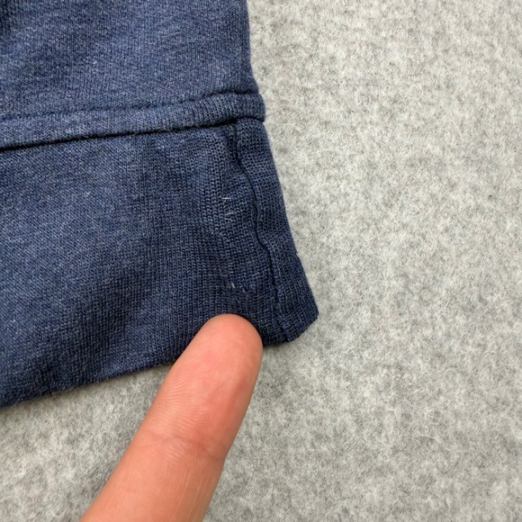 Peter Millar Sweater Mens Large Blue Performance Quarter Zip Golf Roark Logo - Picture 5 of 11